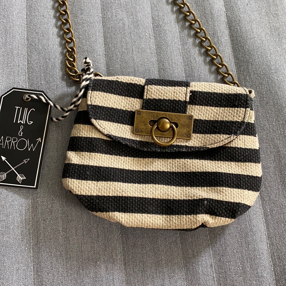 New Twig and Arrow striped crossbody bag